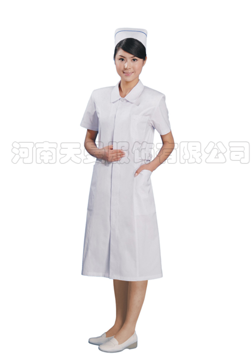 护士服白色夏装