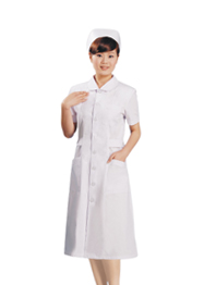 护士服夏装短袖白色立领TMHSF-045